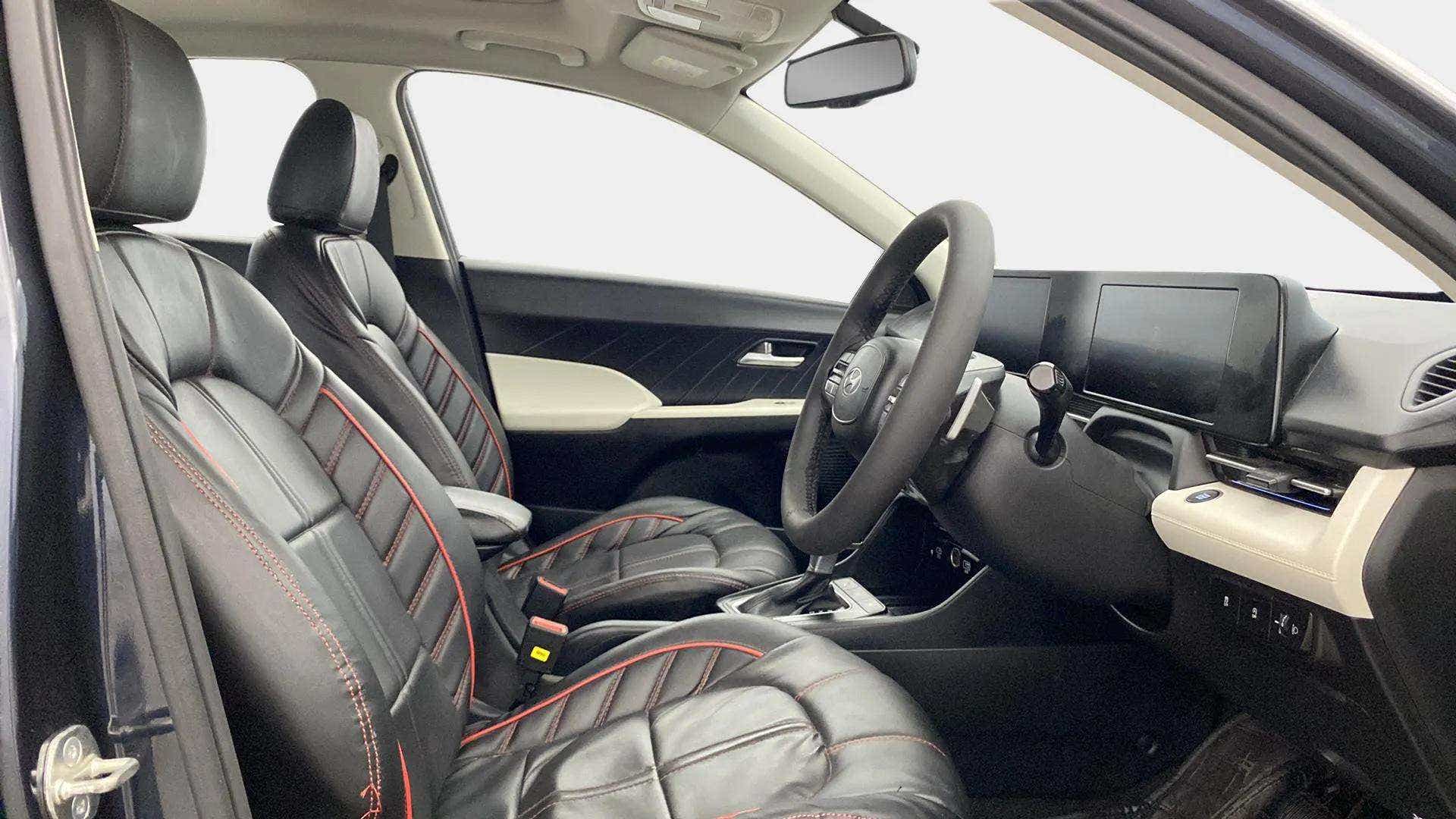 Interior view of a Hyundai Verna