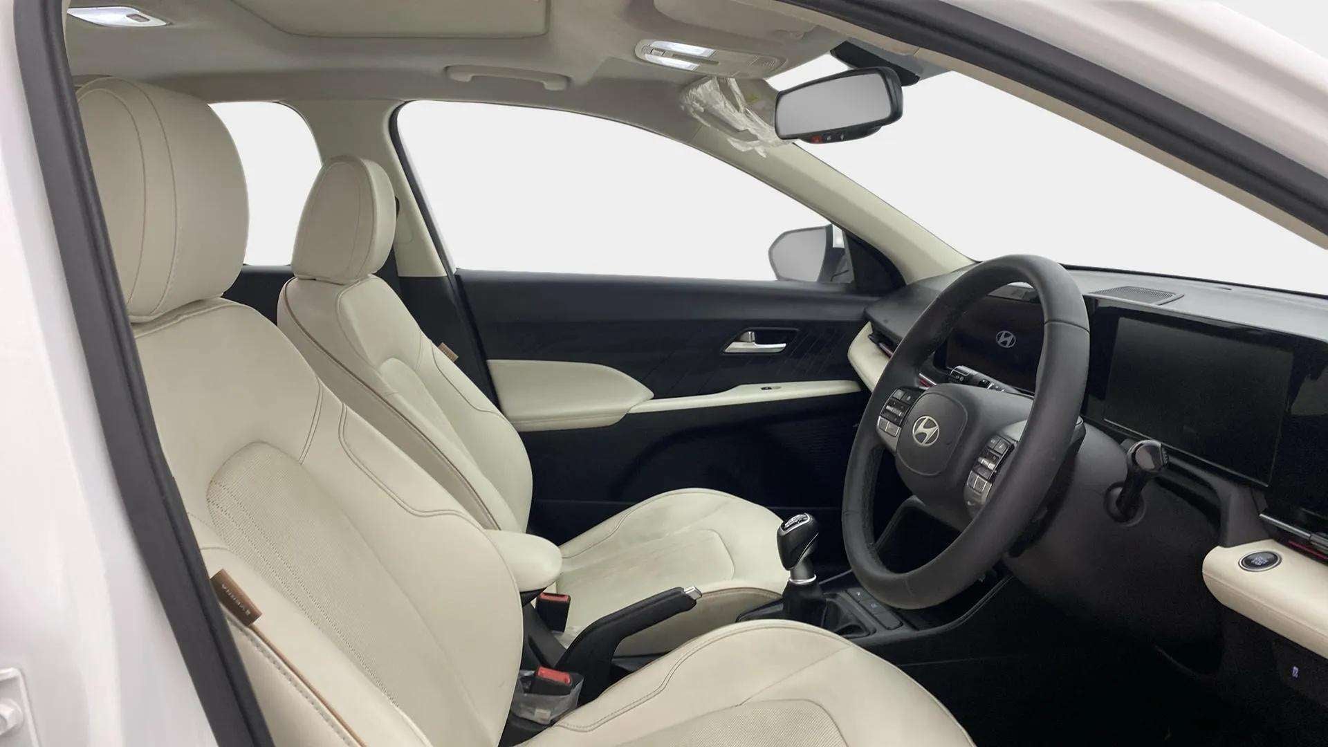 Interior view of a Hyundai Verna