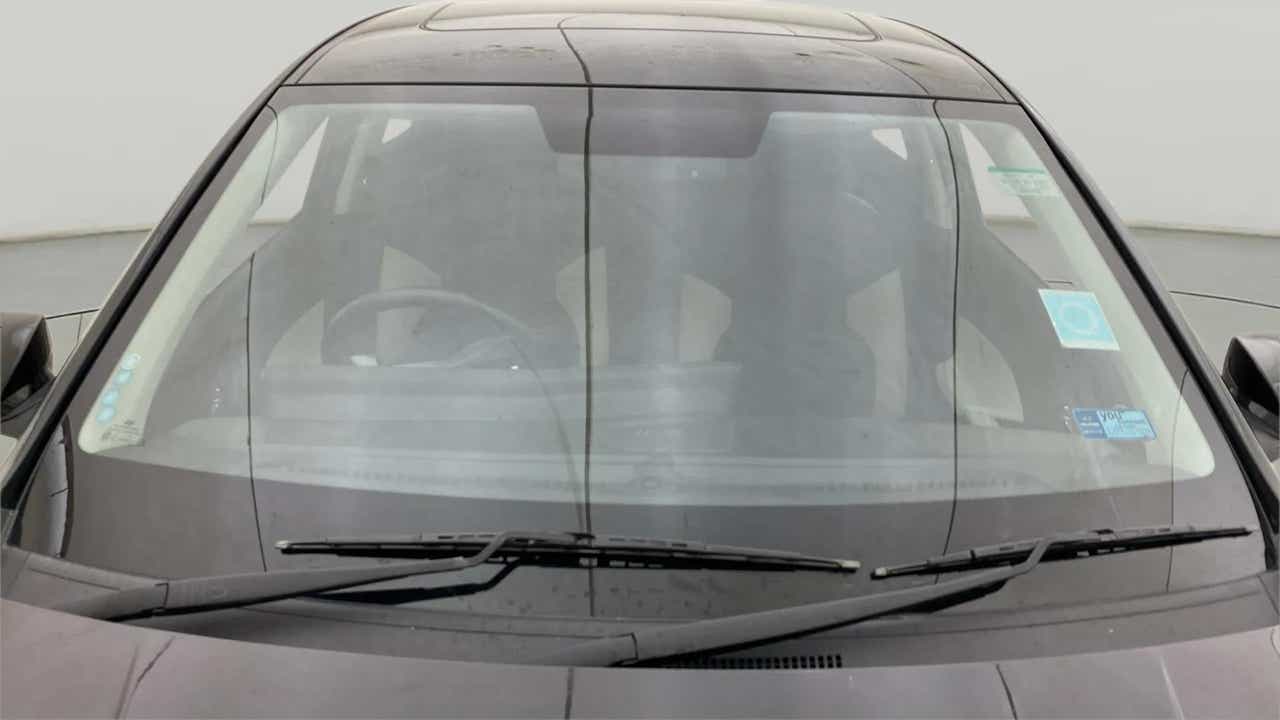 Front windshield view of a Hyundai Verna