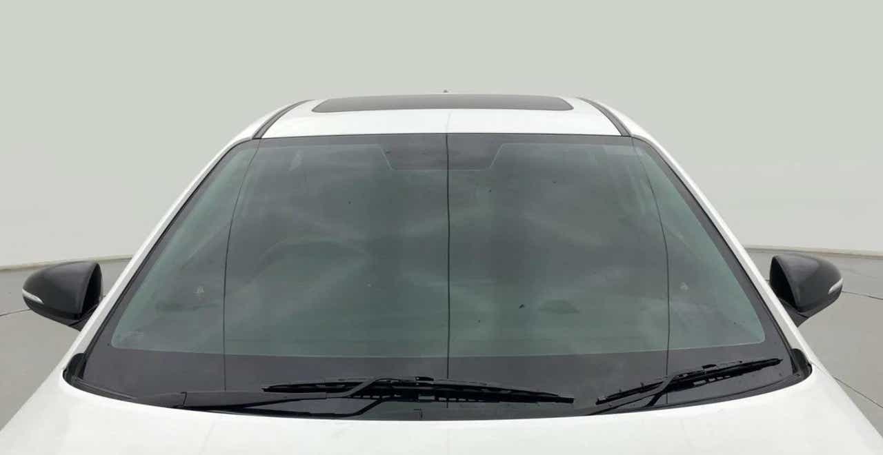 Front windshield view of a Hyundai Verna