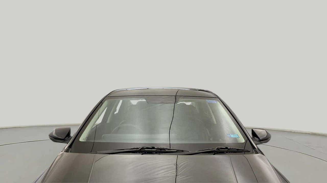 Front windshield view of a Hyundai Verna