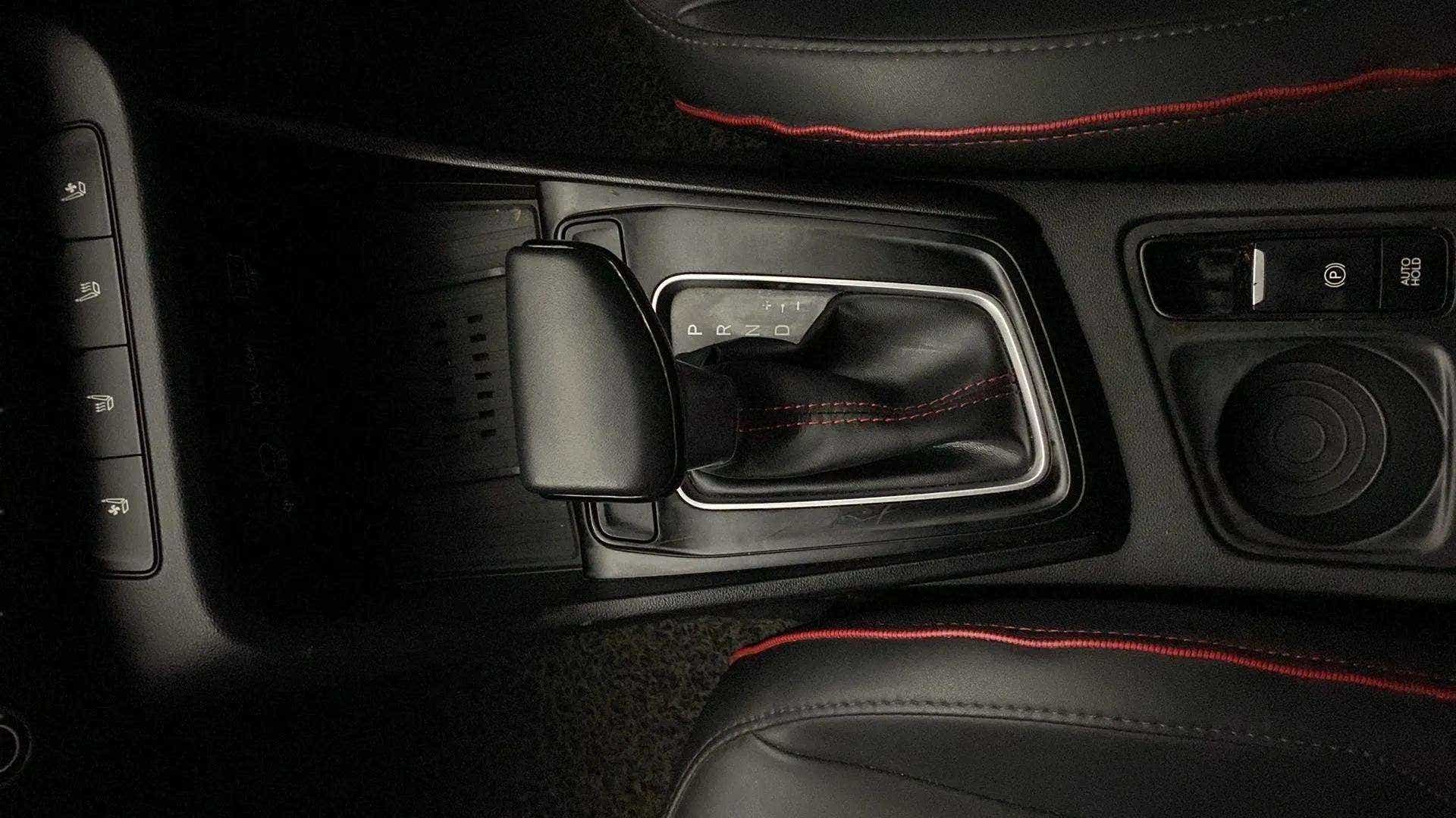 Gear shifter console of a Hyundai Verna