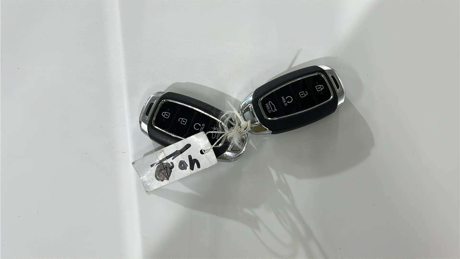 Car key fobs of a Hyundai Verna