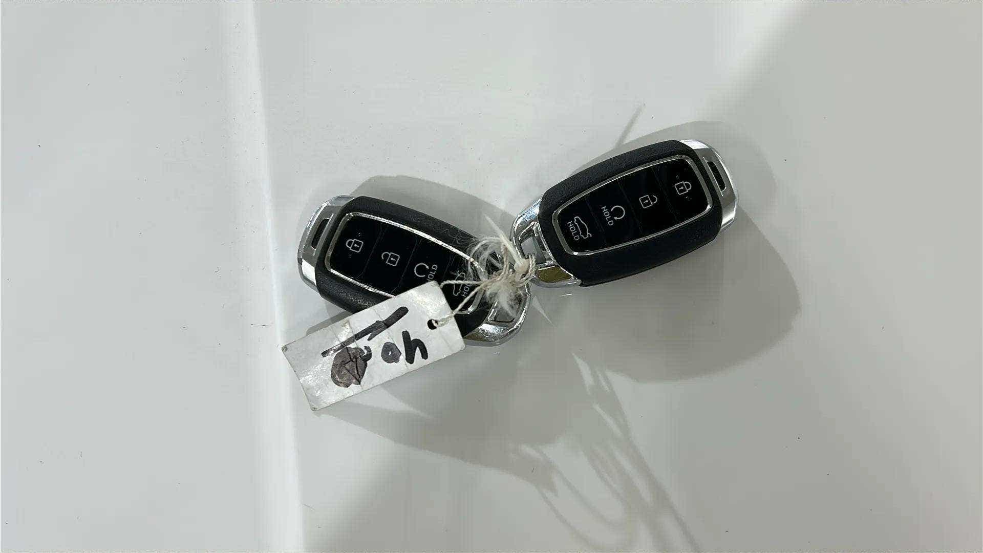 Car key fobs of a Hyundai Verna