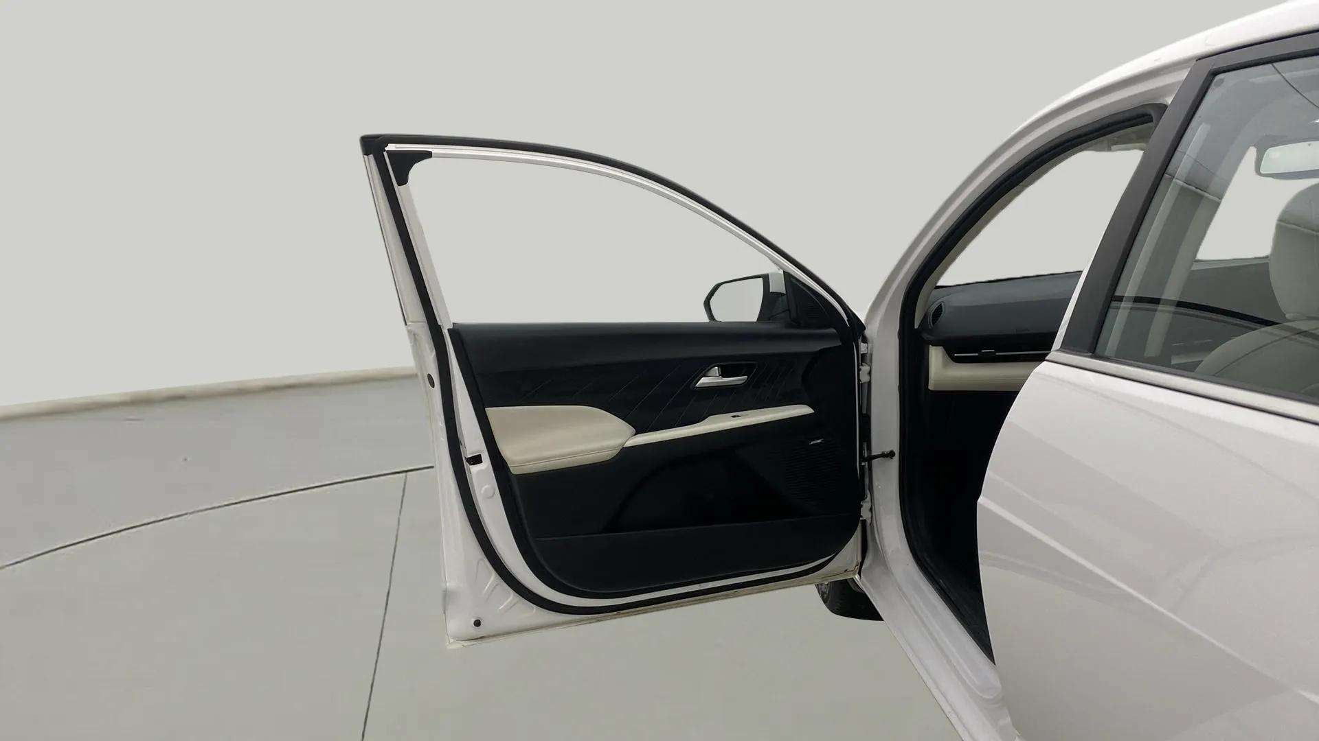 Open front door view of a Hyundai Verna