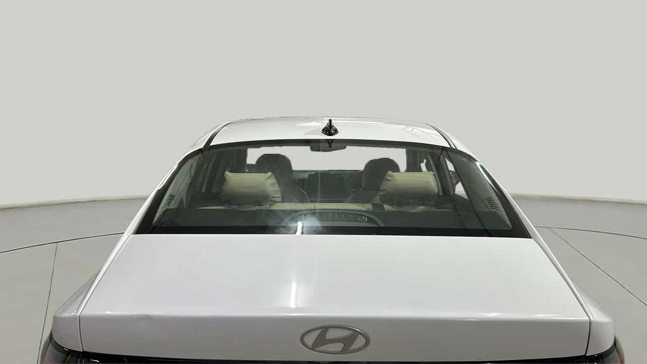 Rear view of a Hyundai Verna