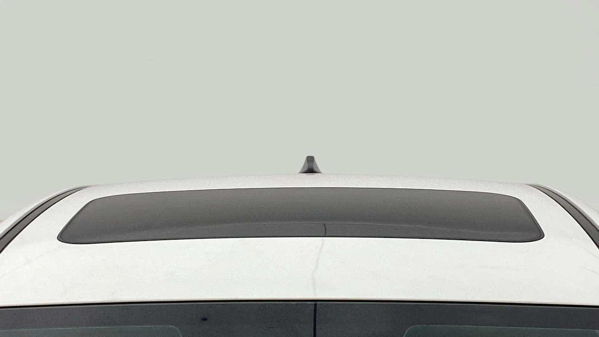 Sunroof view of a Hyundai Verna