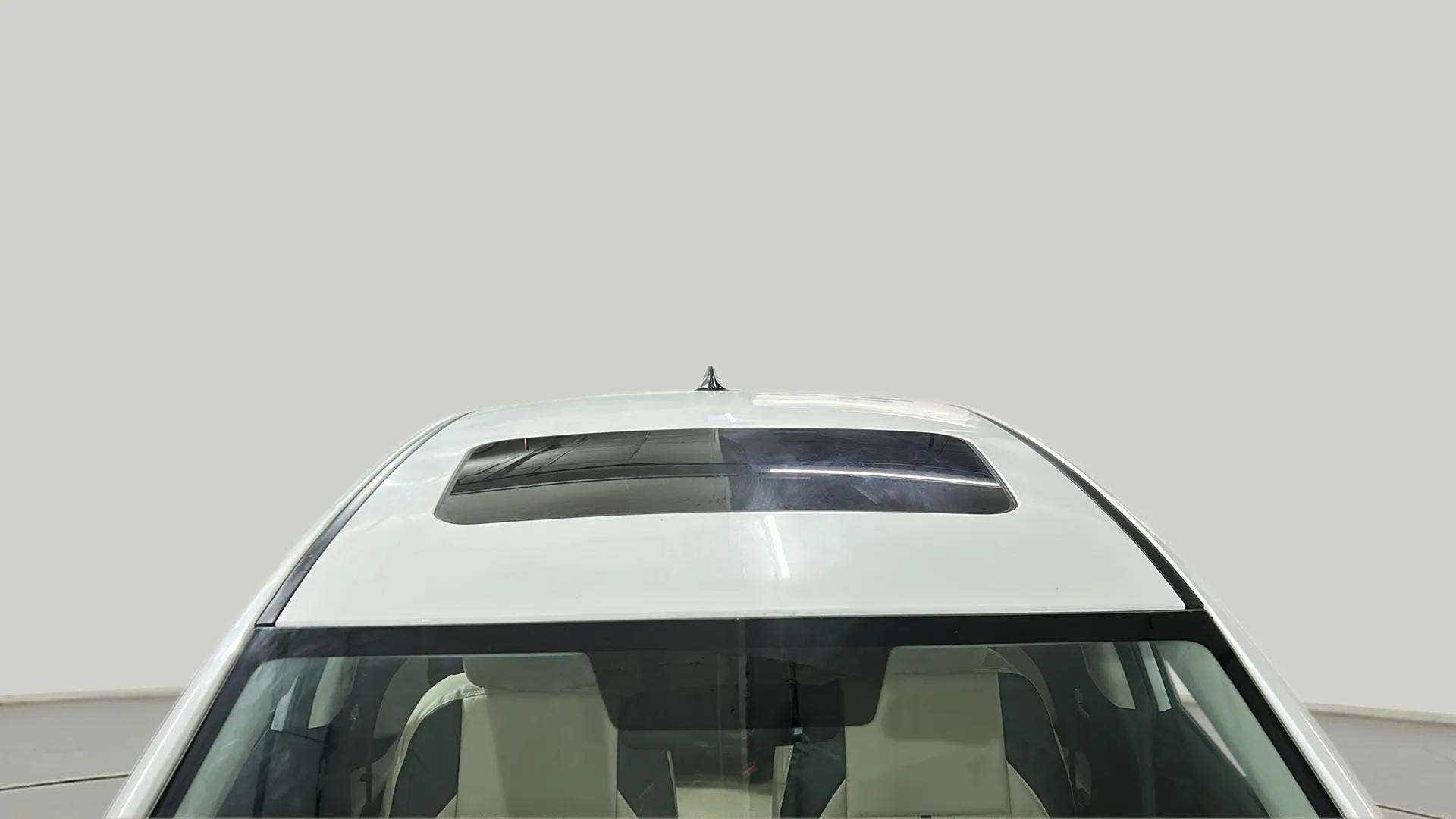 Sunroof view of a Hyundai Verna