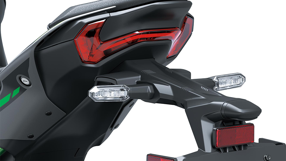 Rear close-up of Kawasaki Z900 2026