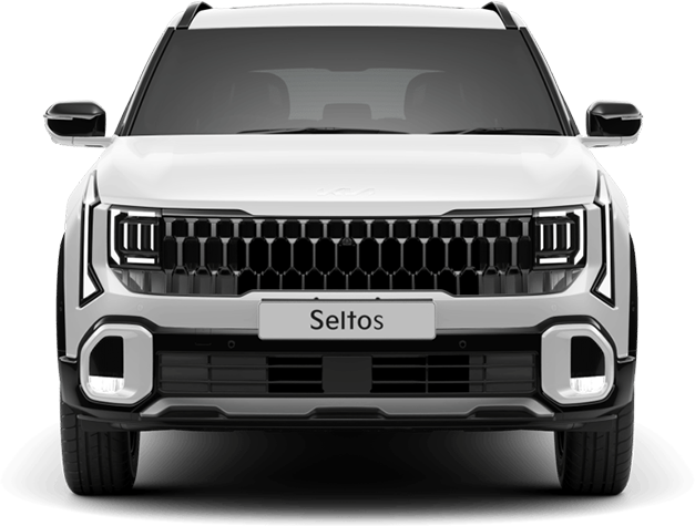 Front view of Kia Seltos Facelift