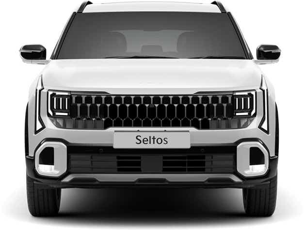 Front view of Kia Seltos Facelift