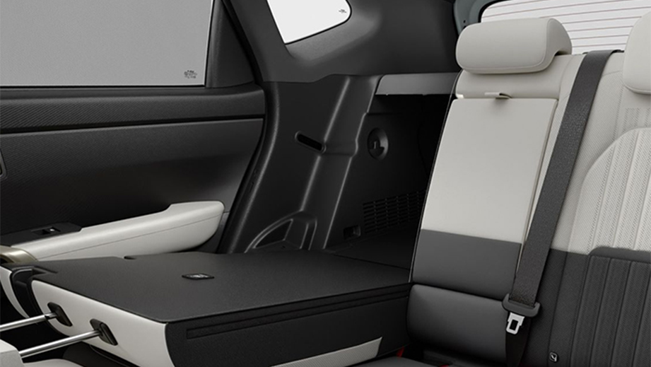 Rear seatback view of Kia Seltos Facelift