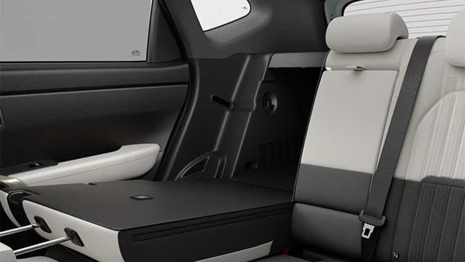 Rear seatback view of Kia Seltos Facelift