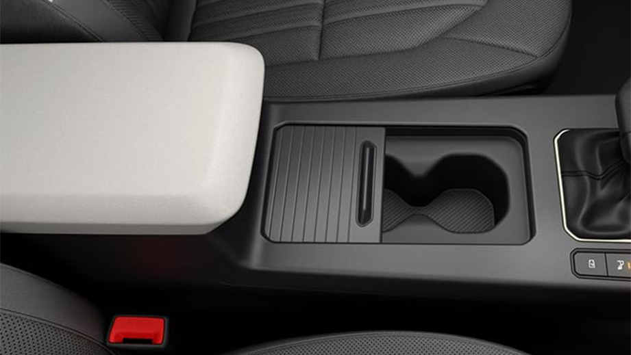Cupholder of Kia Seltos Facelift