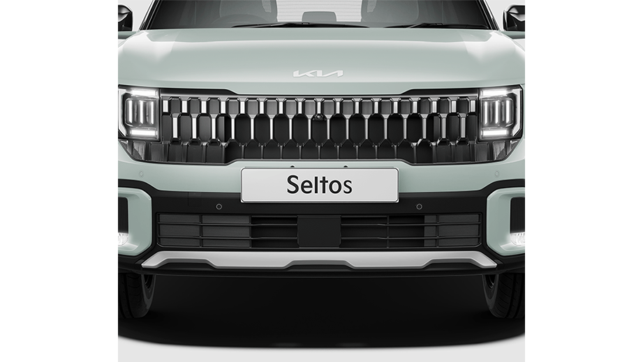 Front view of Kia Seltos Facelift