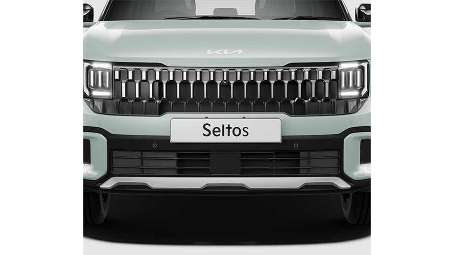 Front view of Kia Seltos Facelift