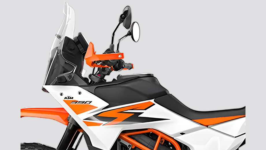 Side view of KTM 390 Adventure R