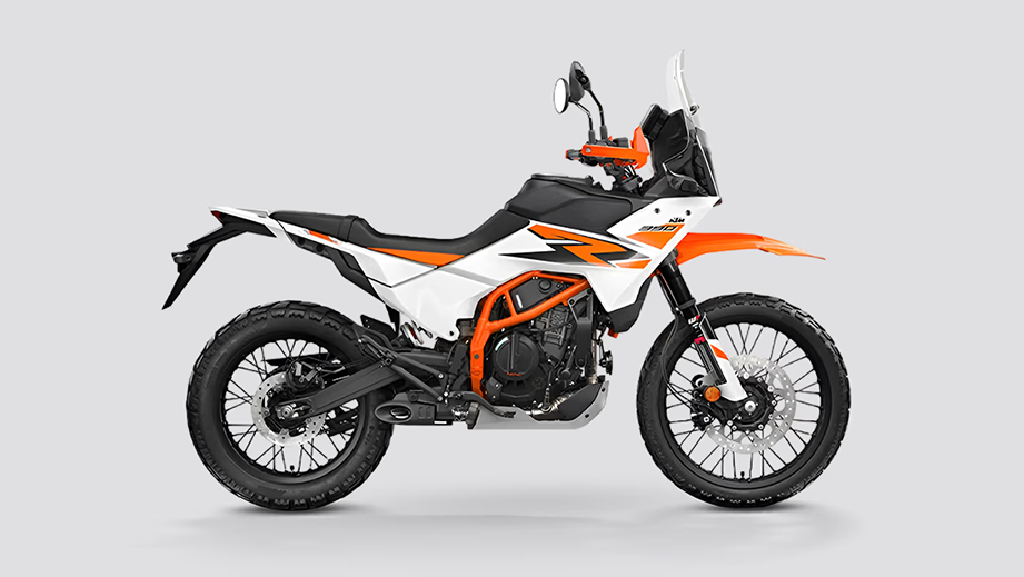 Side view of KTM 390 Adventure R