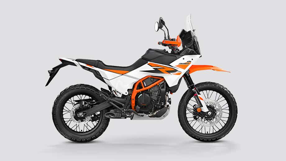Side view of KTM 390 Adventure R
