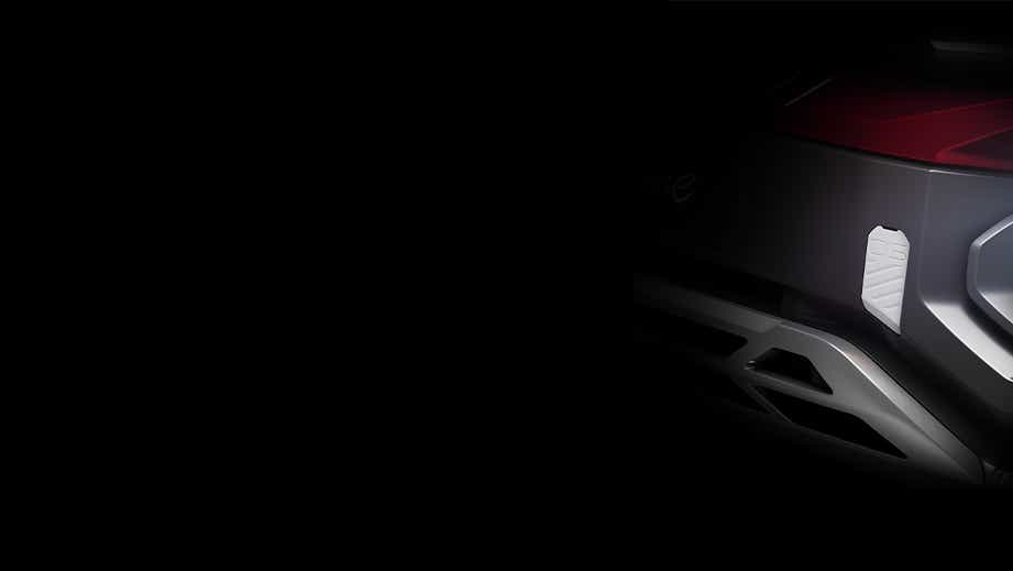 Rear close-up of a Mahindra BE 6