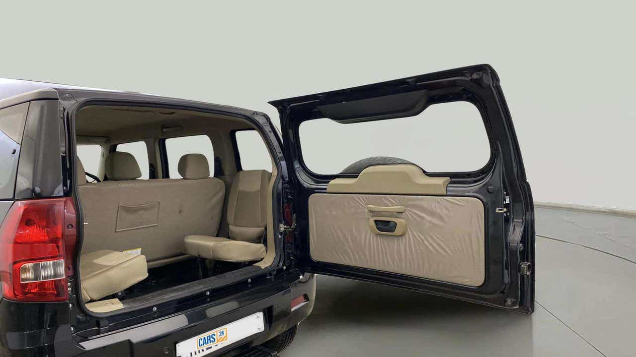 Boot space view of a Mahindra Bolero Neo