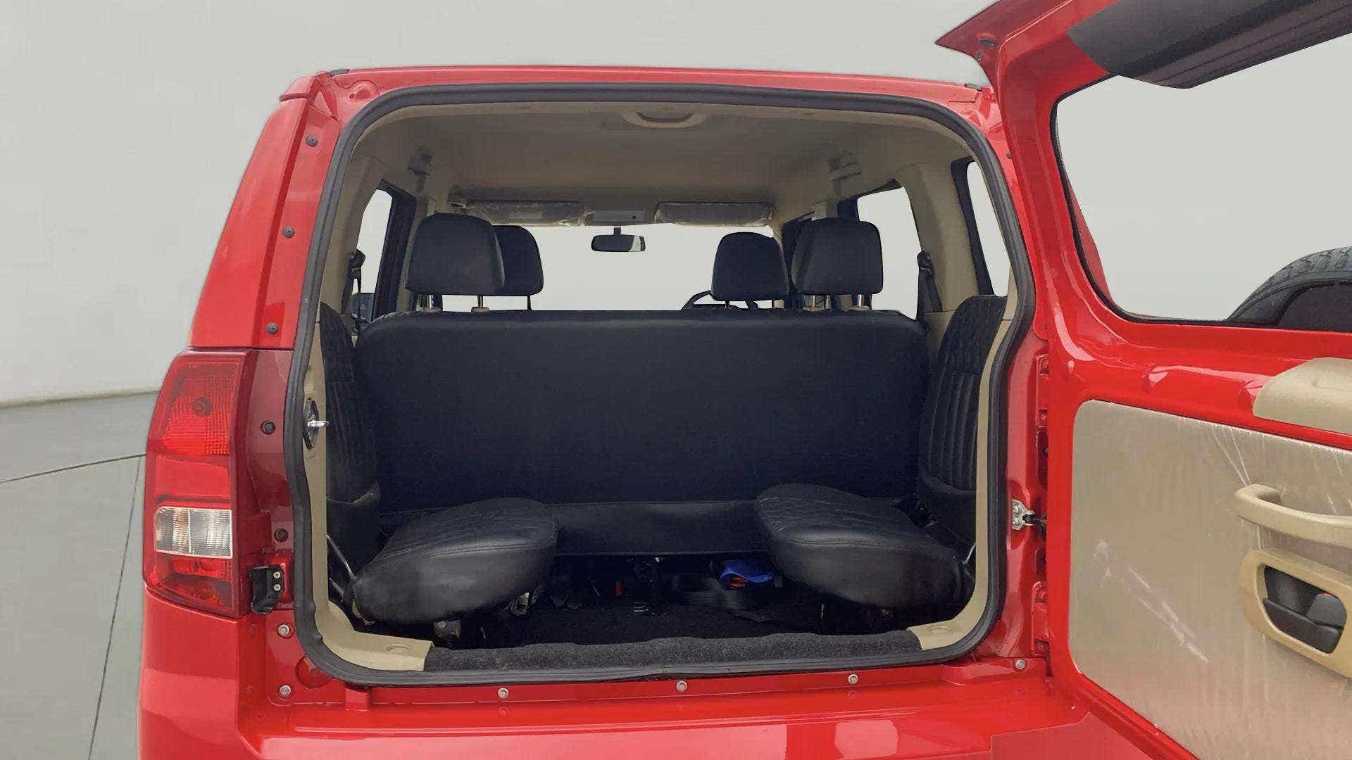 Rear interior view of a Mahindra Bolero Neo