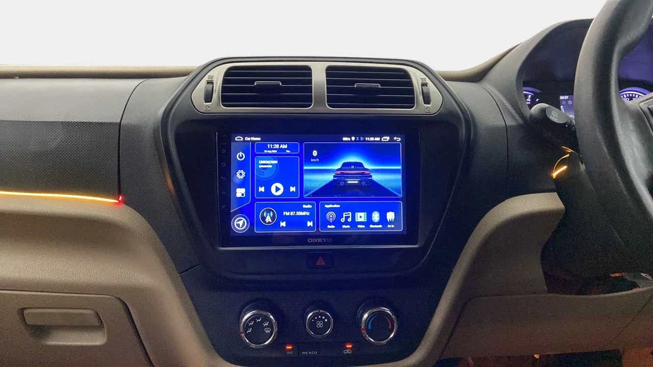 Interior dashboard of a Mahindra Bolero Neo