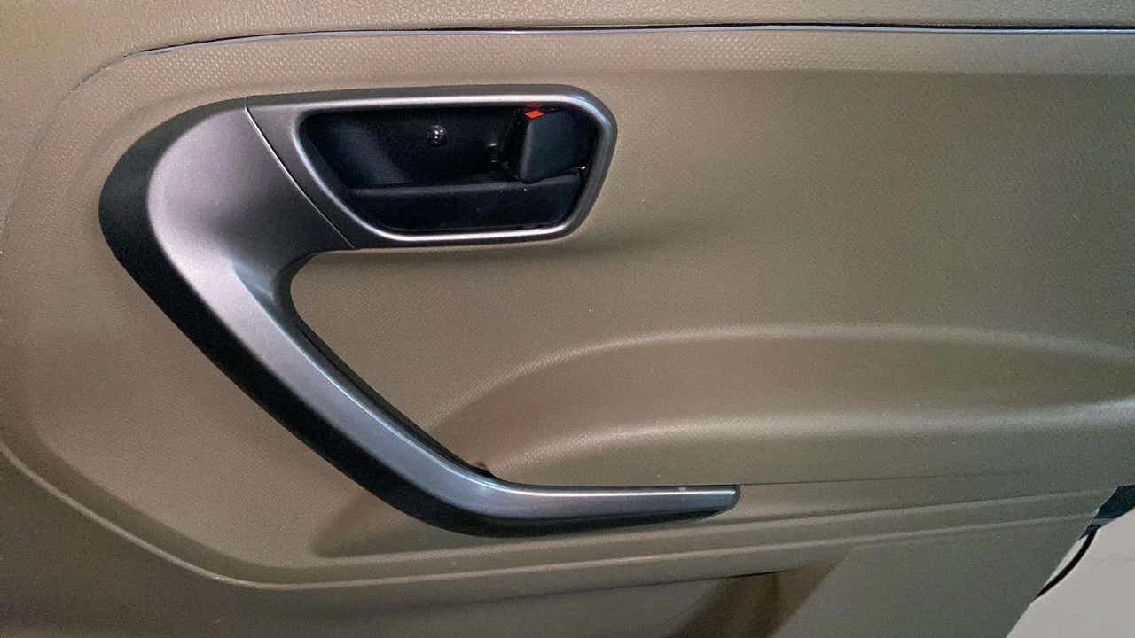 Interior door handle of a Mahindra Bolero Neo