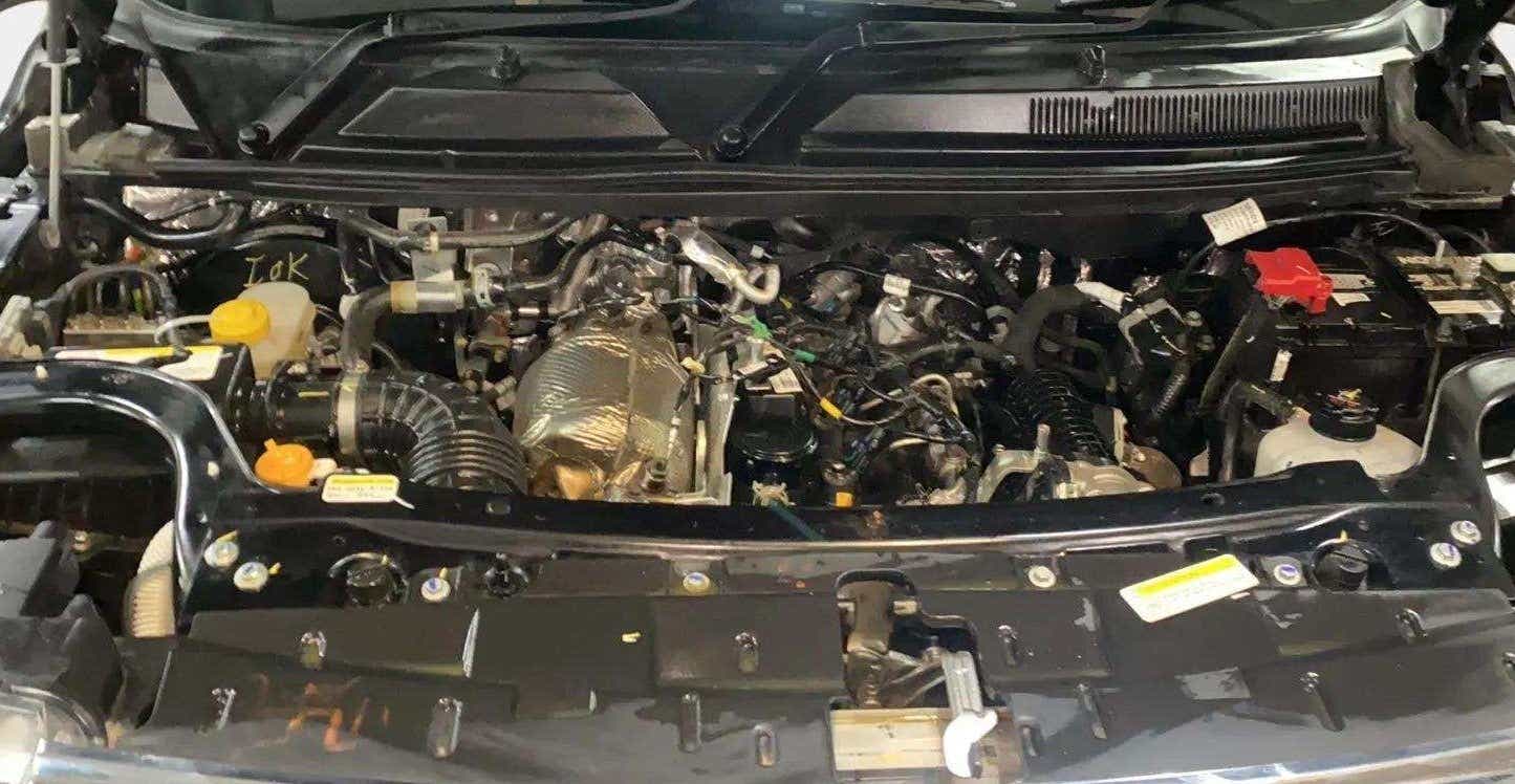 Engine bay of a Mahindra Bolero Neo