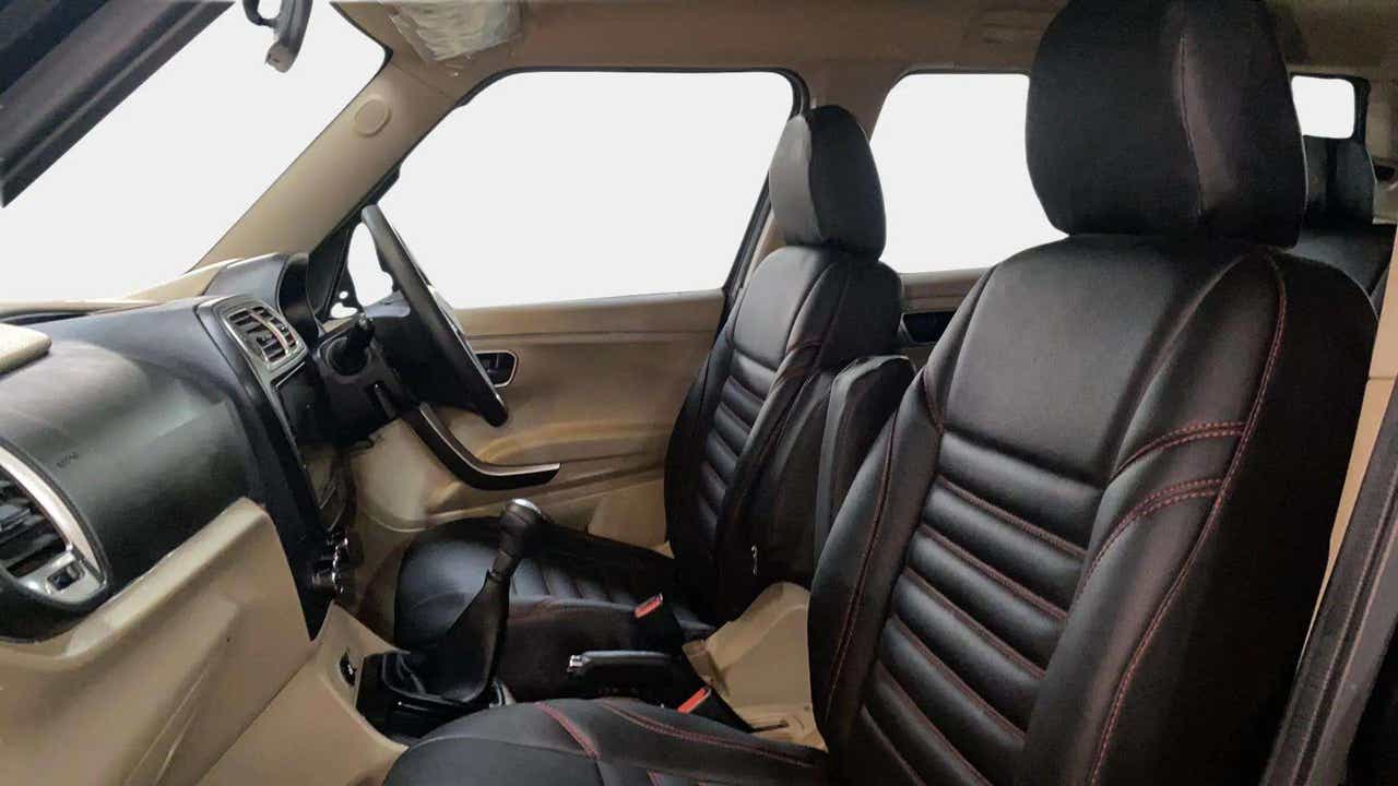 Front interior view of a Mahindra Bolero Neo