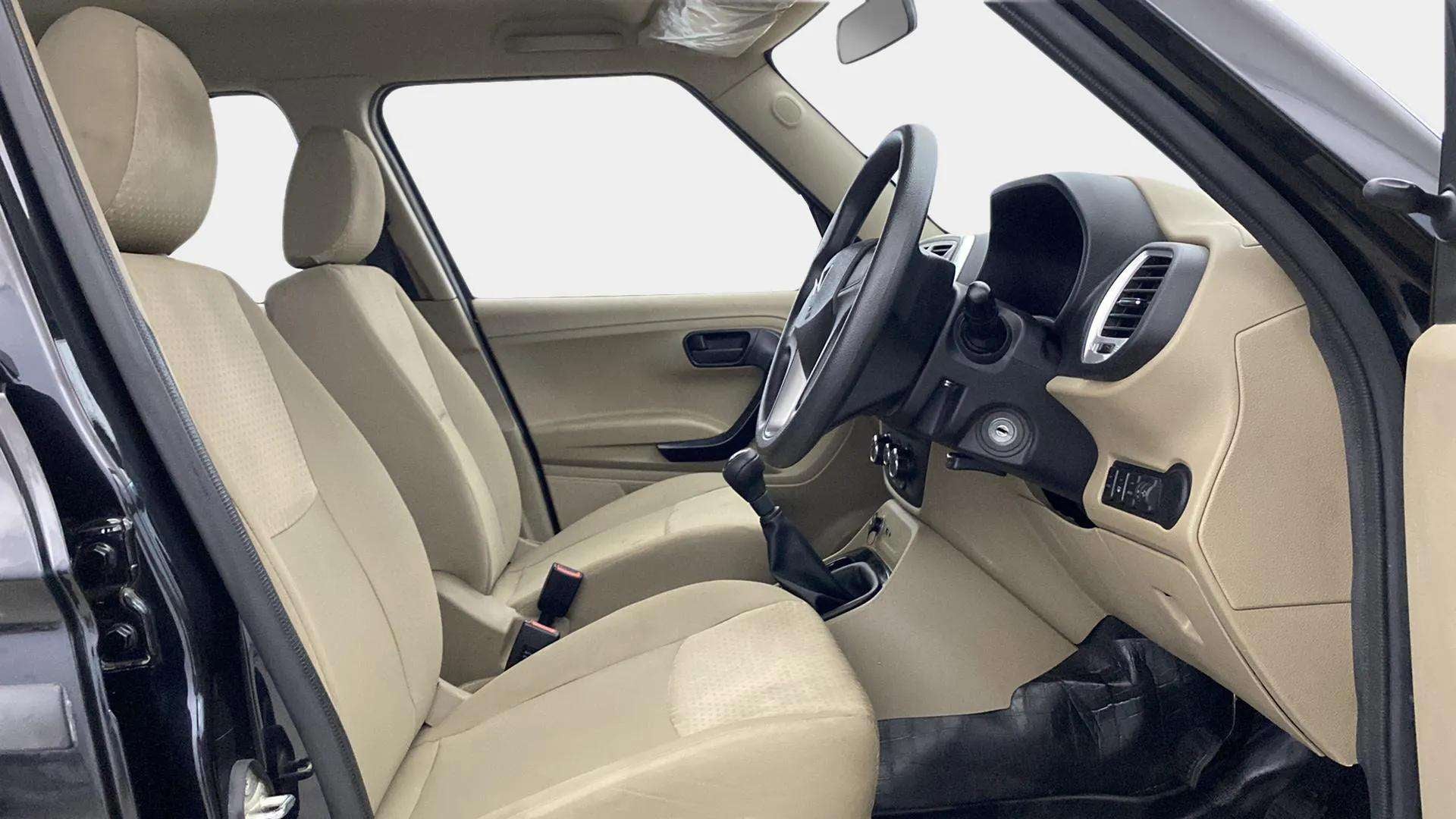 Front interior view of a Mahindra Bolero Neo