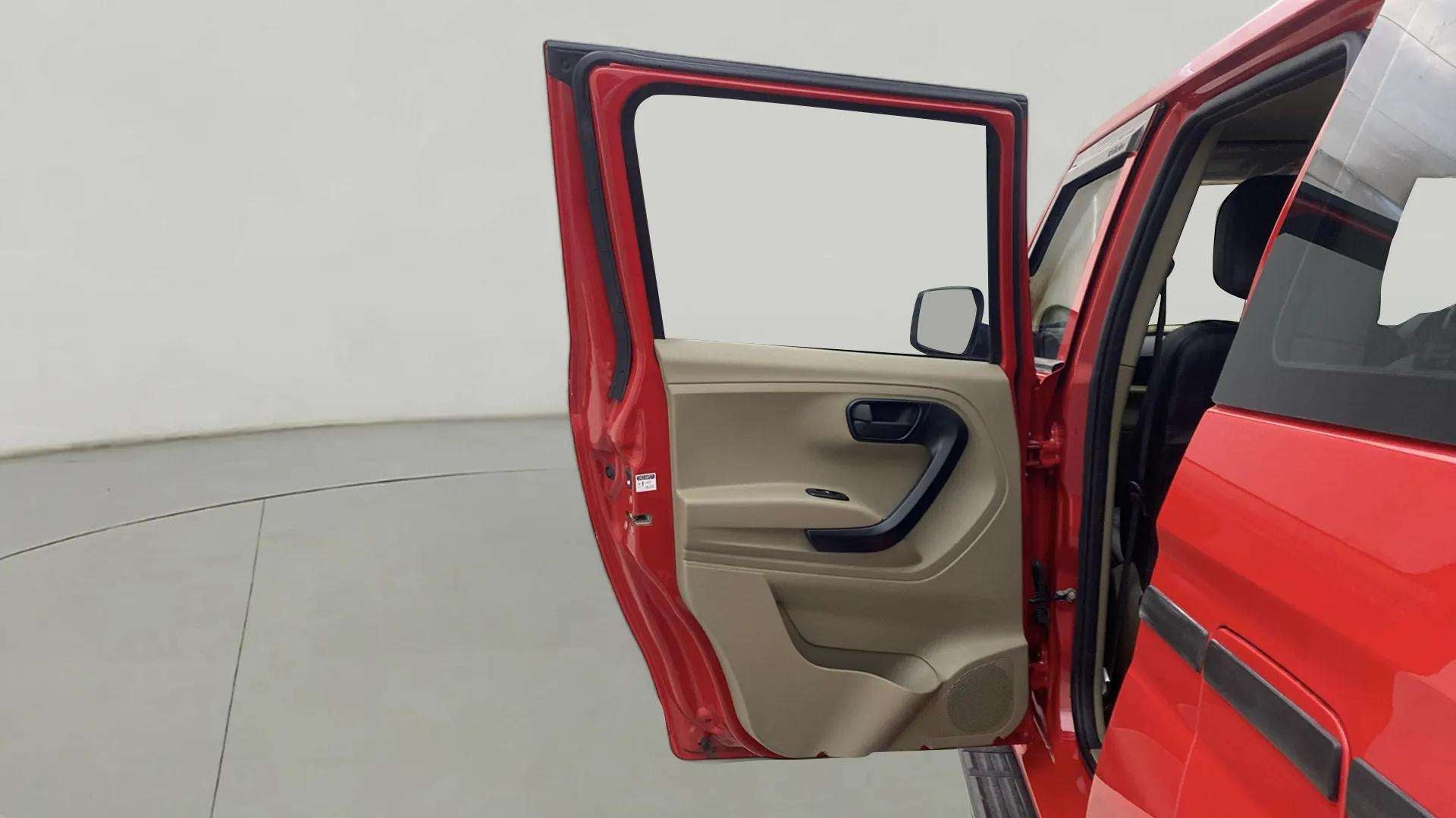 Rear door interior of a Mahindra Bolero Neo