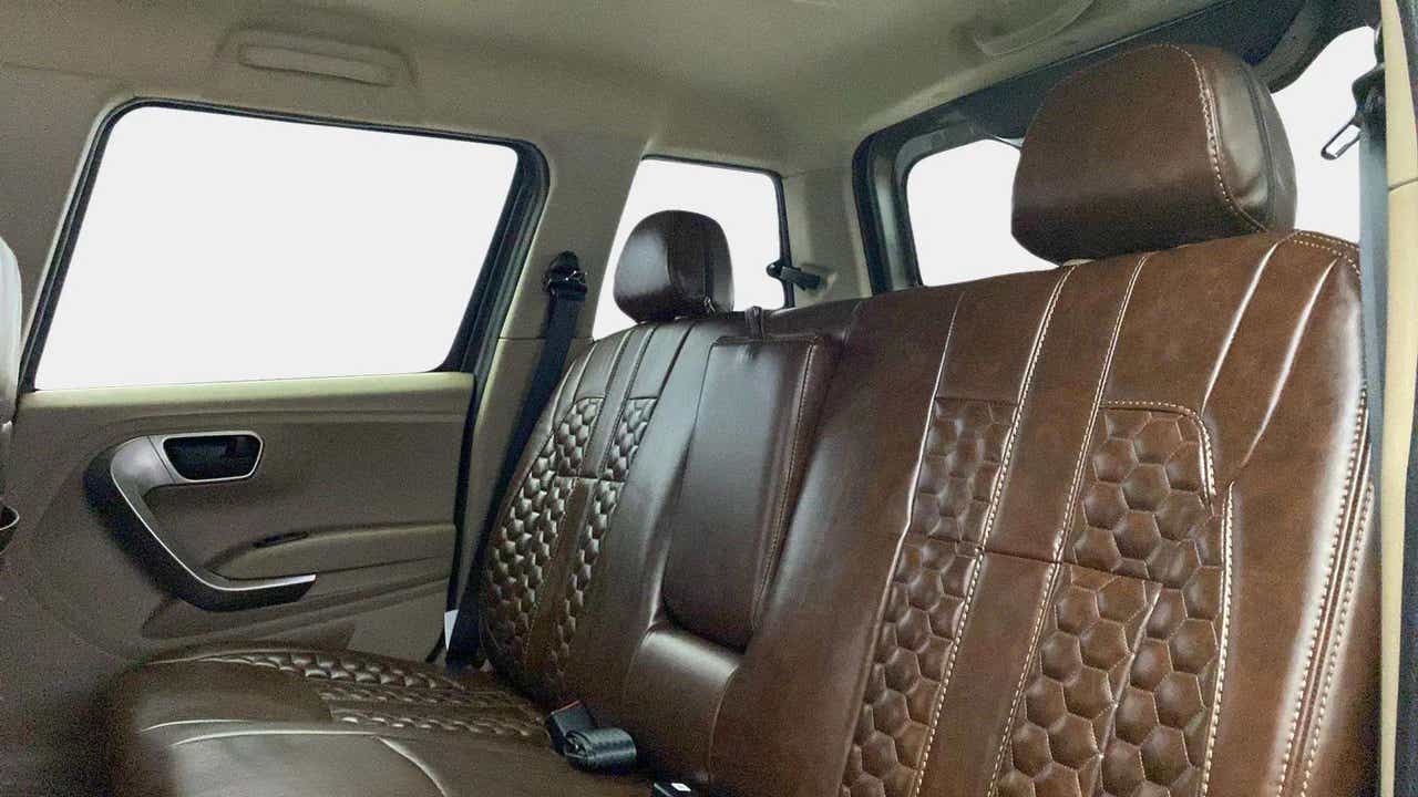 Rear seat view of a Mahindra Bolero Neo