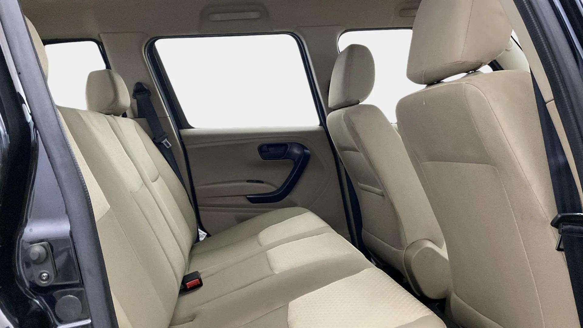 Rear seat view of a Mahindra Bolero Neo