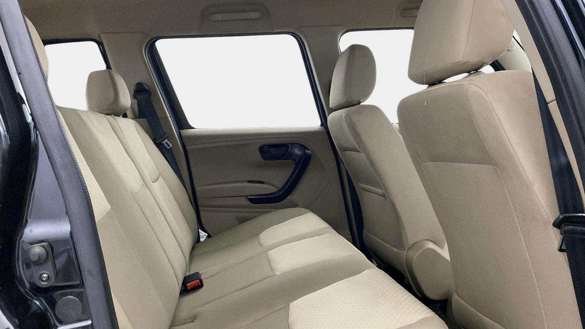 Rear seat view of a Mahindra Bolero Neo