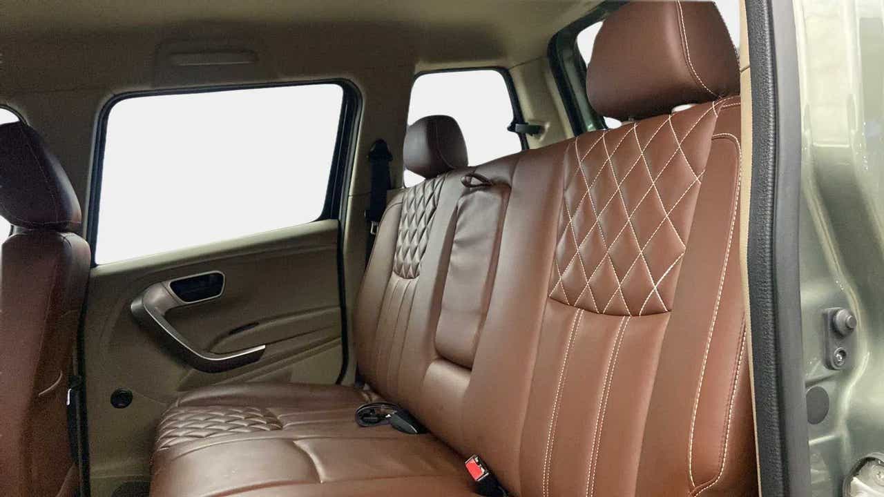 Rear seat view of a Mahindra Bolero Neo
