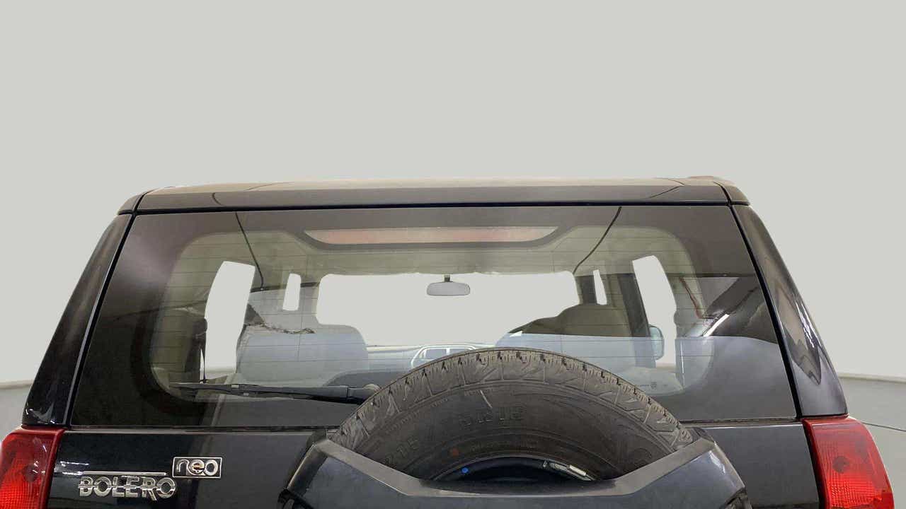 Rear view of a Mahindra Bolero Neo