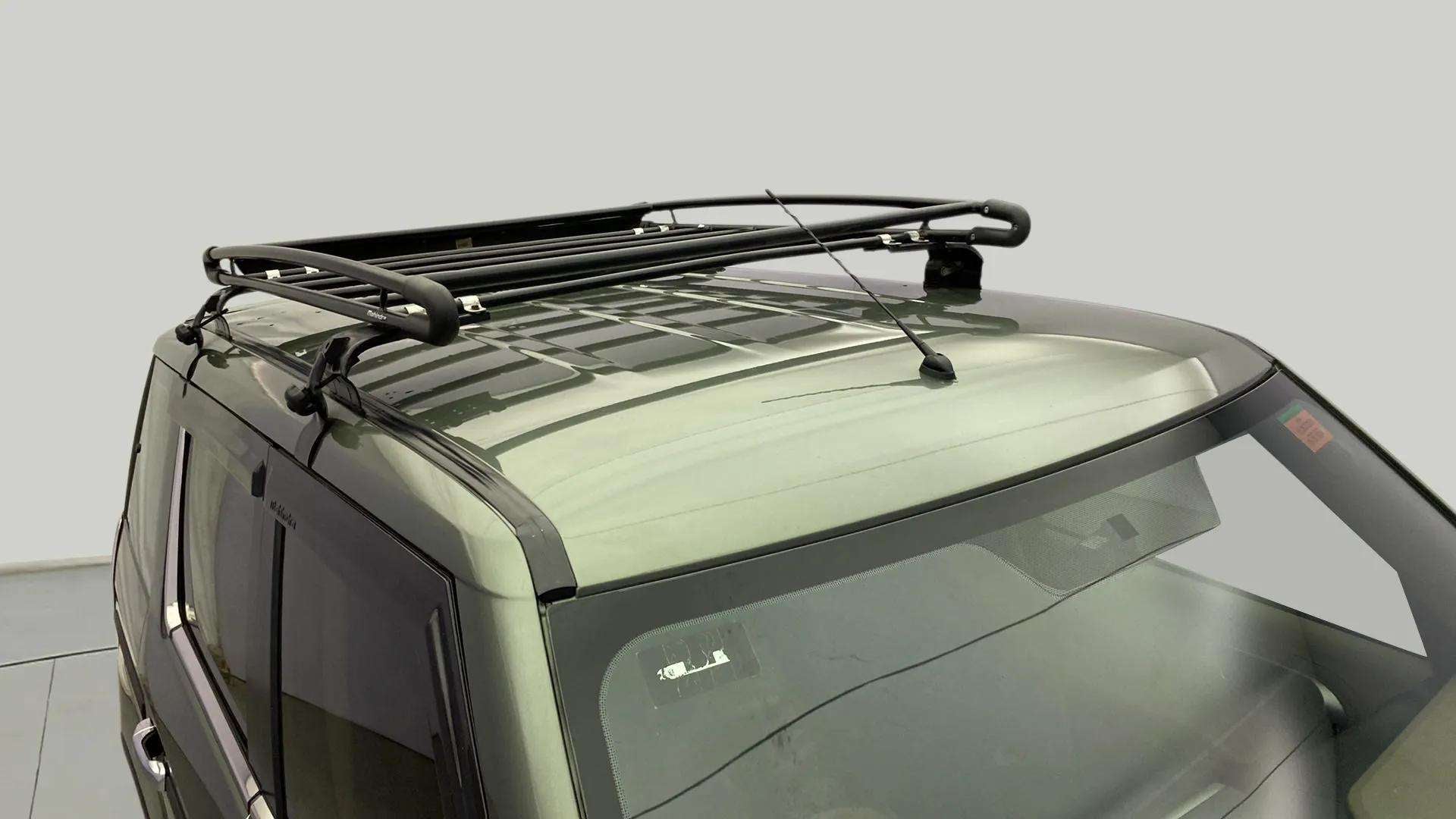 Roof rack view of a Mahindra Bolero Neo