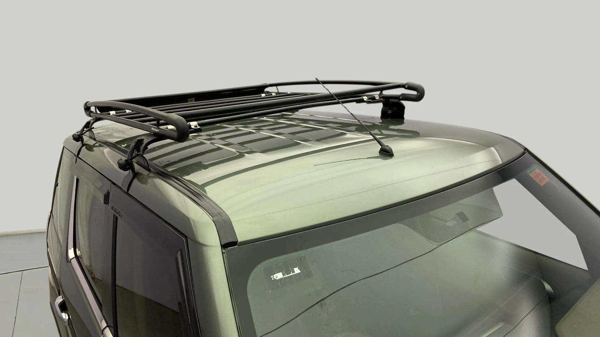 Roof rack view of a Mahindra Bolero Neo