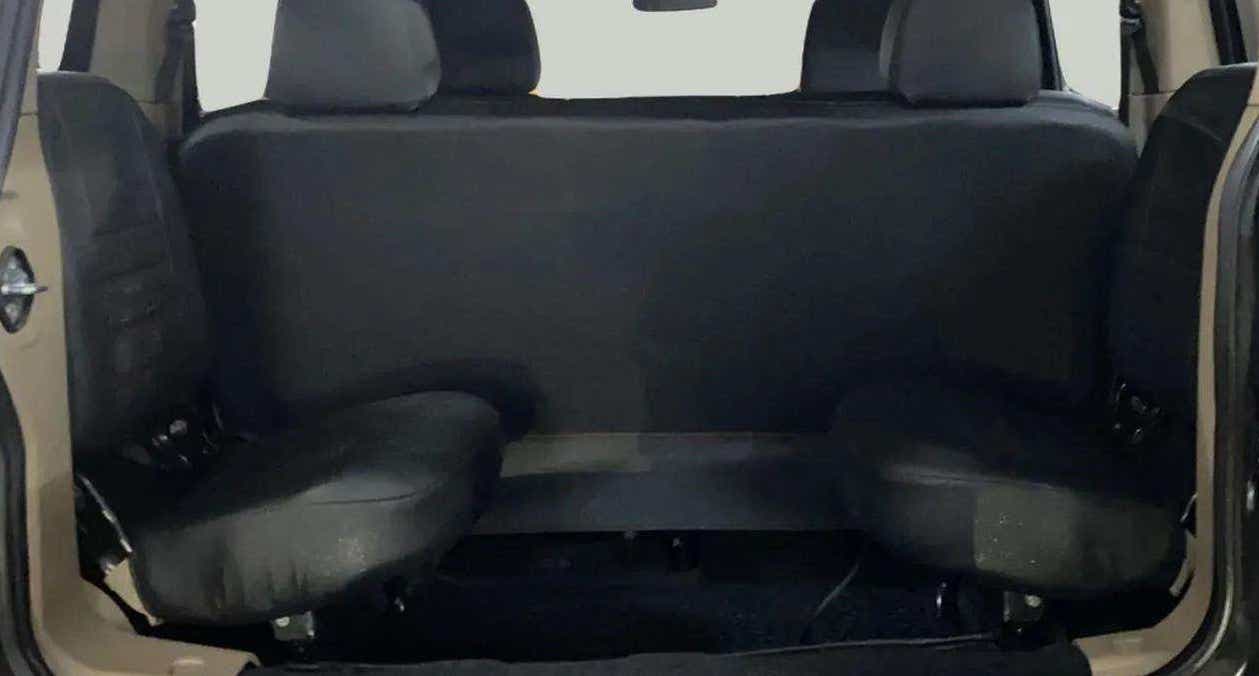 Rear interior seating of a Mahindra Bolero Neo