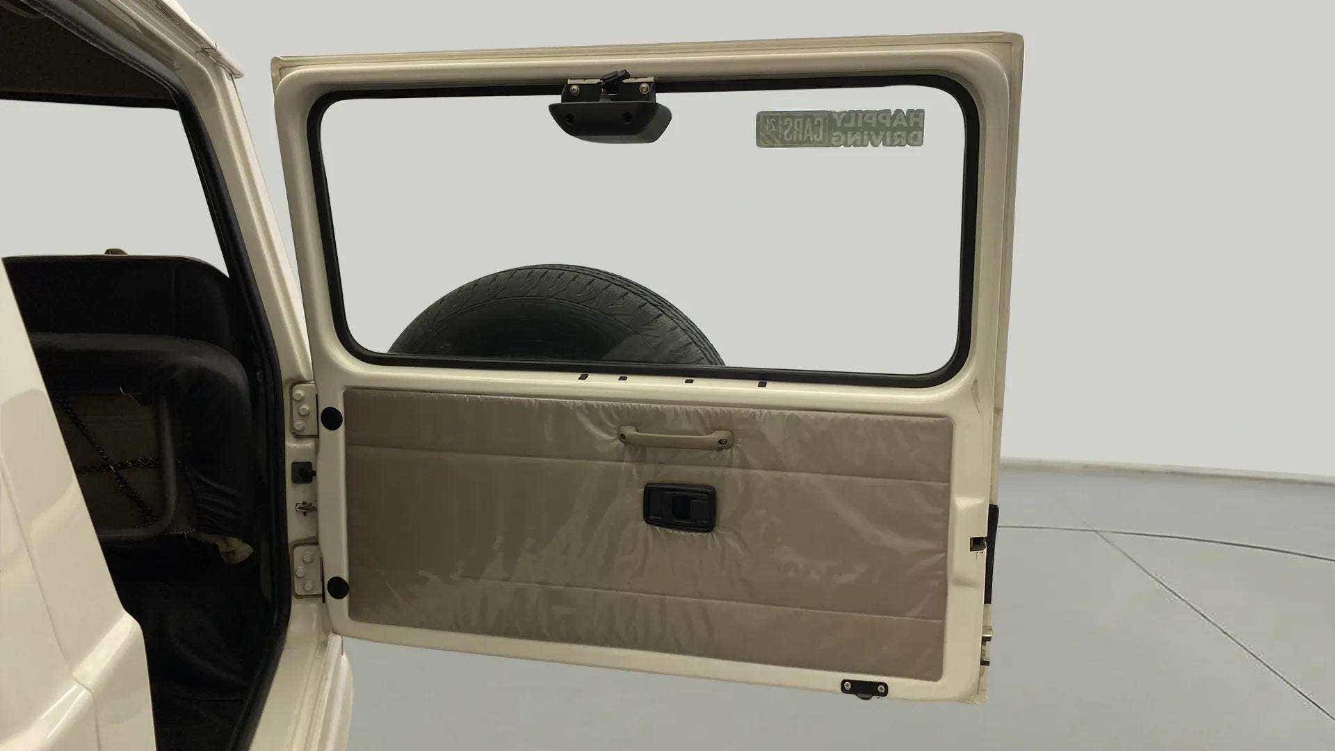 Rear door panel of a Mahindra Bolero