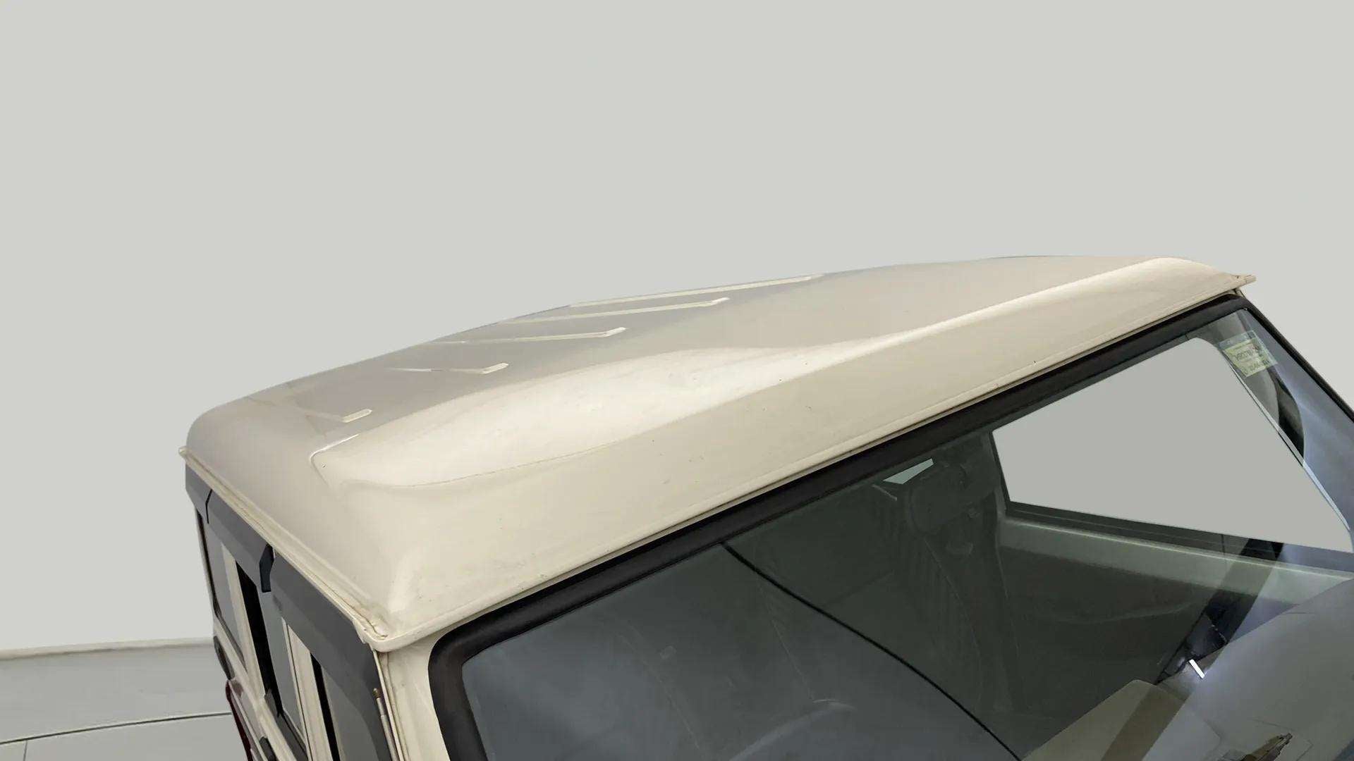 Roof view of a Mahindra Bolero