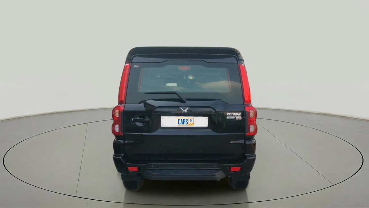Rear view of a Mahindra Scorpio Classic