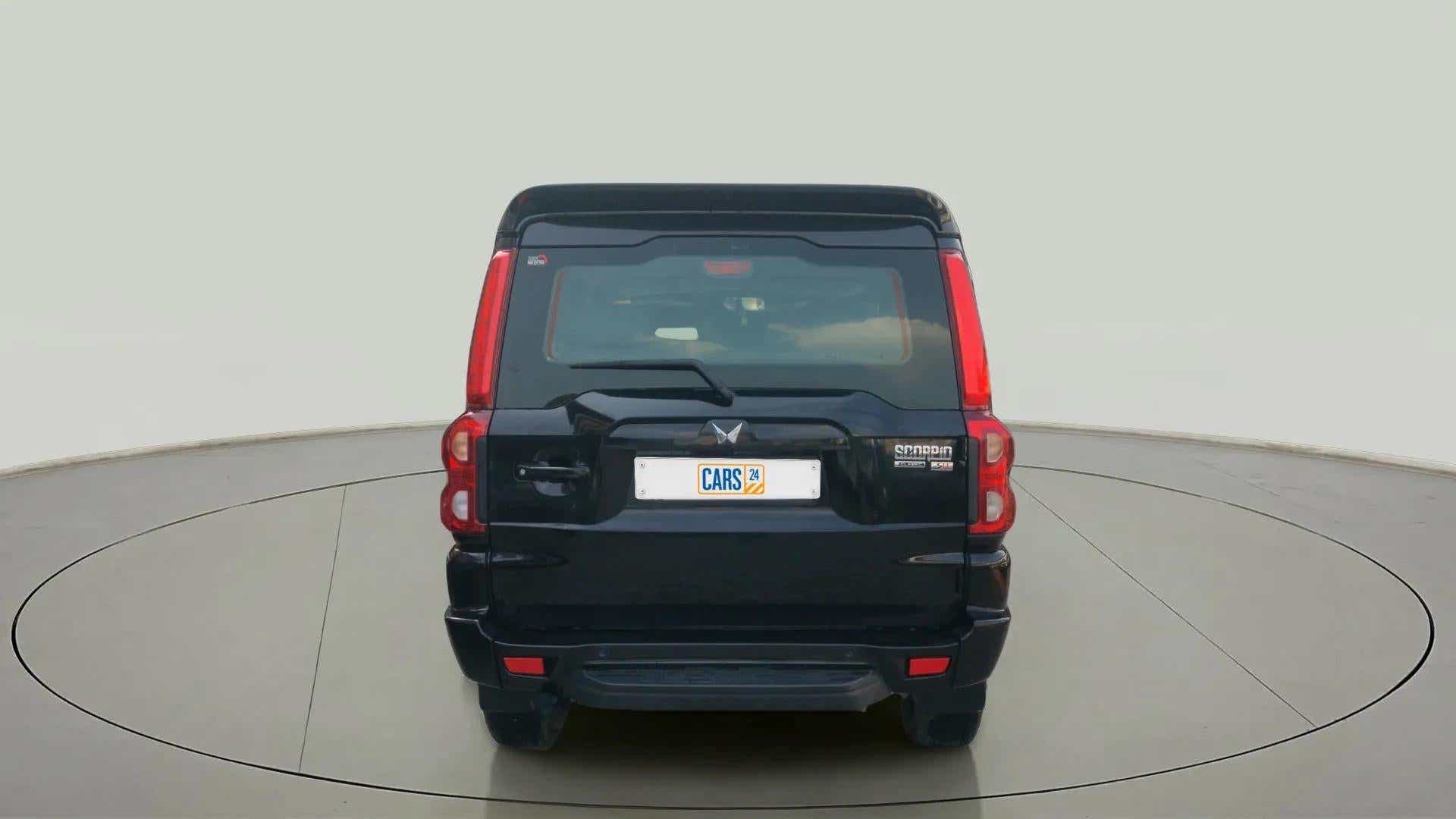 Rear view of a Mahindra Scorpio Classic