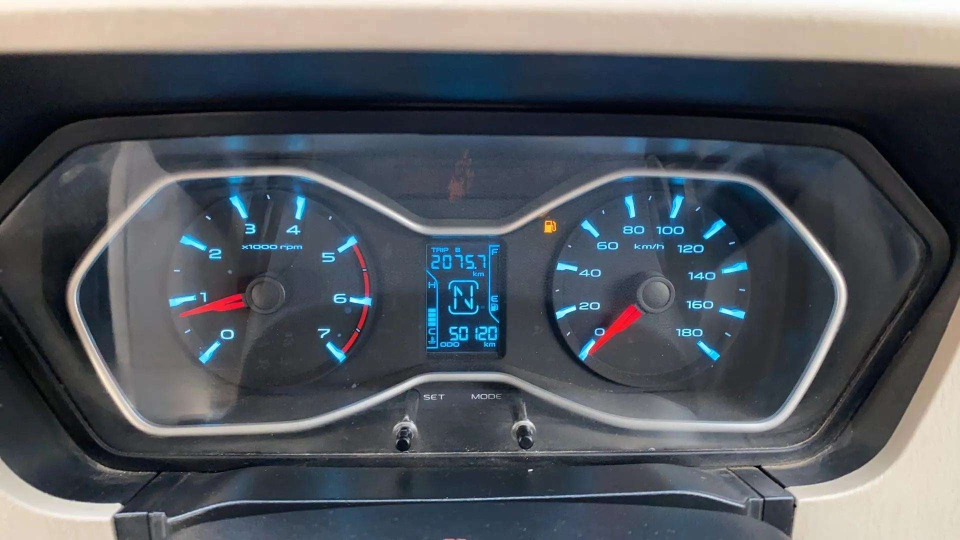 Instrument cluster of a Mahindra Scorpio Classic