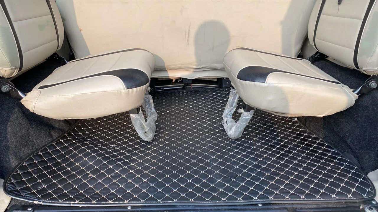 Rear jump seats view of a Mahindra Scorpio Classic