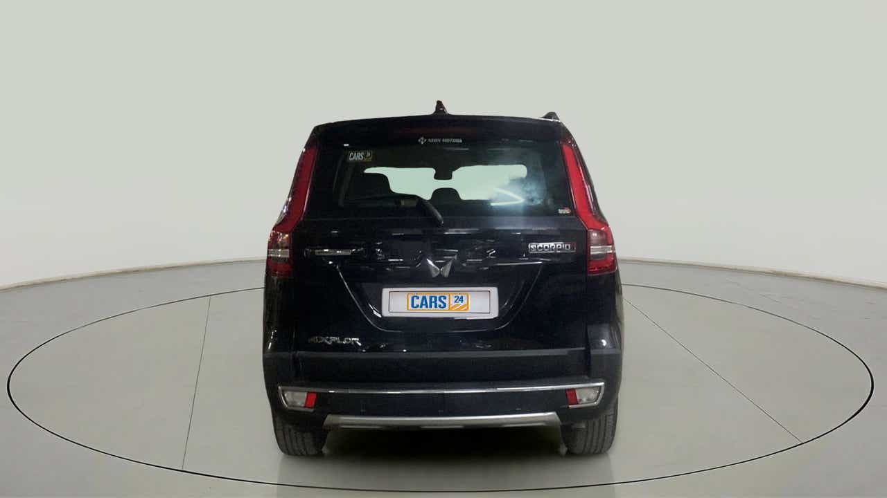 Rear view of a Mahindra Scorpio-N