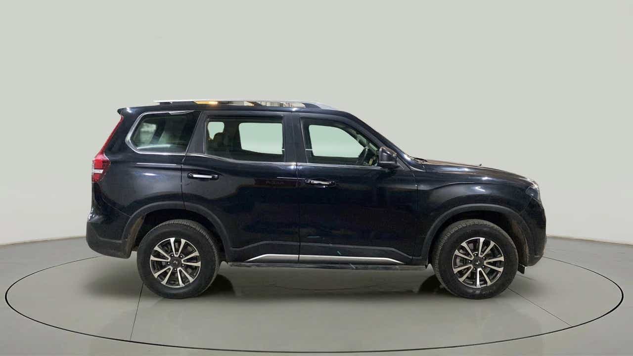 Side view of a Mahindra Scorpio-N