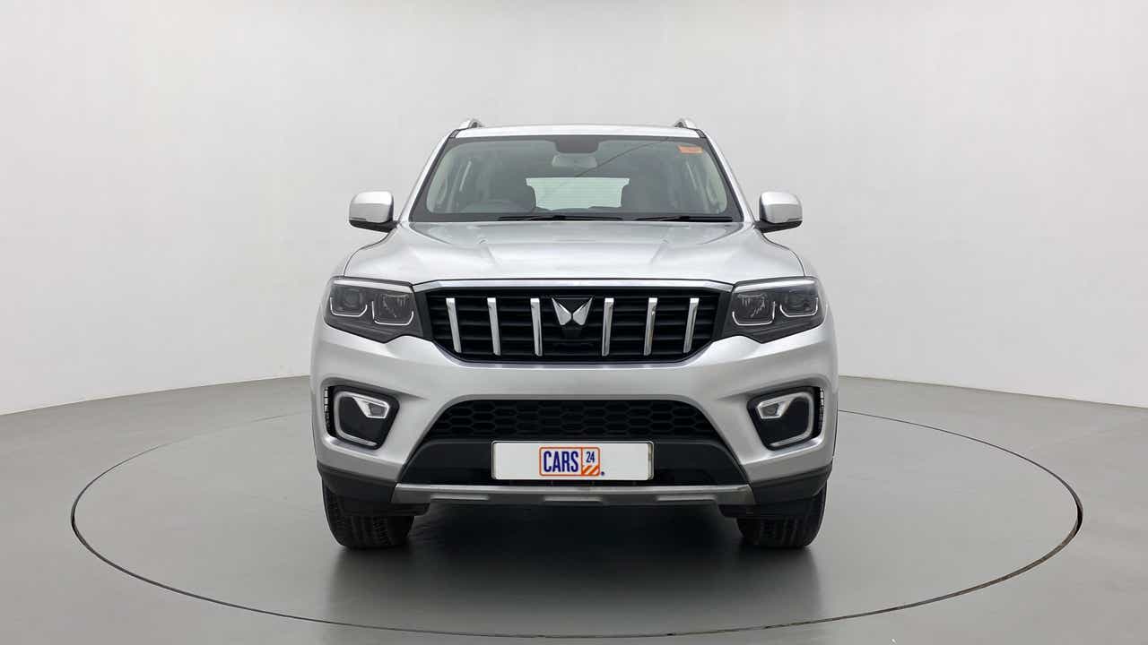 Front view of a Mahindra Scorpio-N