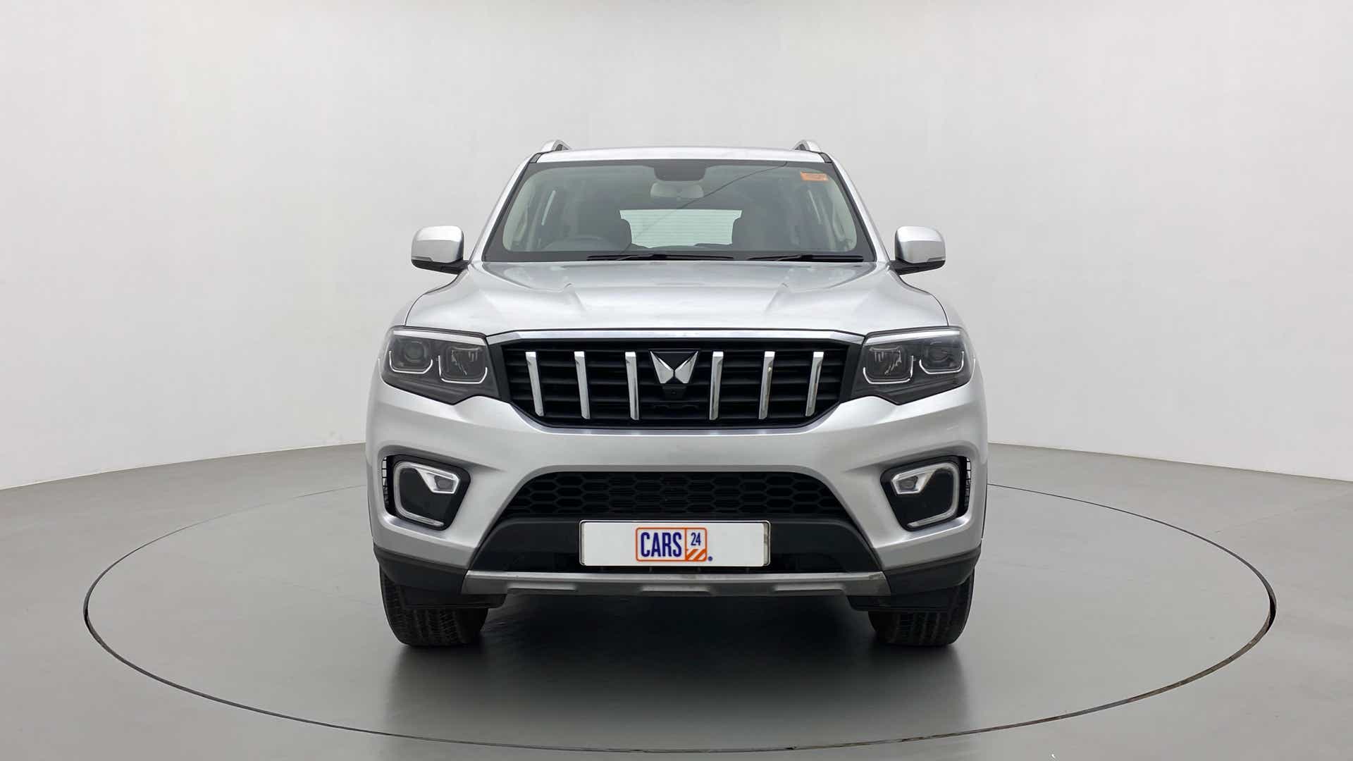 Front view of a Mahindra Scorpio-N
